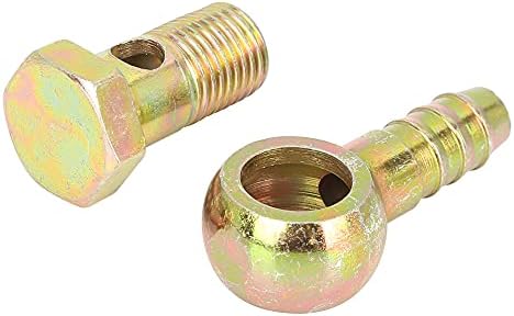 X AUTOHAUX İçi boş vida 14 mm motosiklet freni banjo içi boş vida bağlantı parçaları cıvata yıkama kiti M14x1,5 - Görsel 5