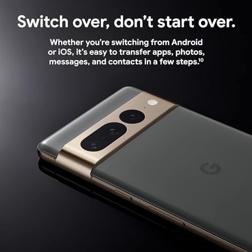 Google Pixel 7 Pro - 5G Android Phone - Unlocked Smartphone with Telephoto/ Wide Angle Lens, and 24-Hour Battery - 256GB - Snow - Görsel 6
