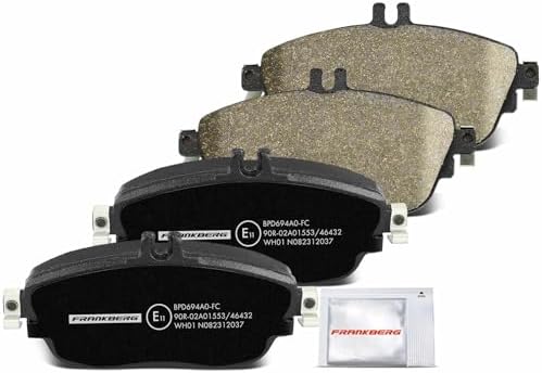 Frankberg Fren balataları fren balatası seti ön aks A sınıfı W176 A160-A250 1.5L-2.1L 2012-2018 B sınıfı W242 W246 B160-B250 1.5L-2.1L 2011-2018 Replace# 0064 ile uyumlu 20462 0 - Görsel 2