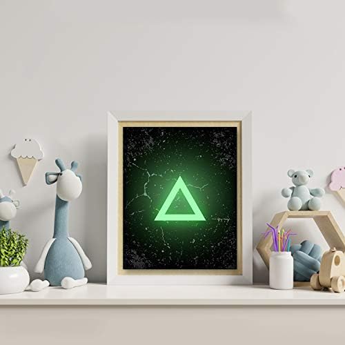 Colorful Video Game Art Print, Video Game Decor, Video Game Poster, Teen boy bedroom, Gaming Decor, Home Decor, Unframed Set of 4 (8”X10” Inches) - Görsel 4