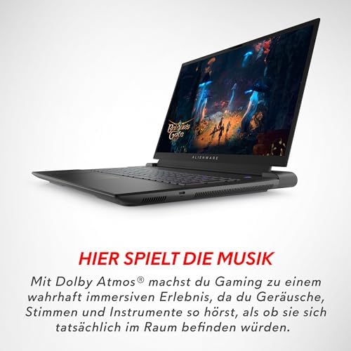 Alienware m18 R2 Oyun Dizüstü Bilgisayarı - 18" QHD+ 165Hz, Intel Core i9-14900HX, 32GB RAM, 1TB SSD, NVIDIA GeForce RTX 4080, Windows 11 Home, Alman AlienFx RGB arkadan aydınlatmalı klavye, koyu - Görsel 6