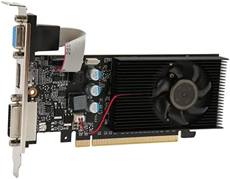 Gaming Graphics Card, 1GB GDDR3 64 Bit PC Gaming Graphics Card, PCI Express 2.0 Computer Video Graphics Card DVI VGA for Desktop Computer Gpu - Görsel 1