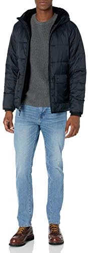 Amazon Essentials Men's Long-Sleeve Water-Resistant Sherpa-Lined Puffer Jacket - Görsel 4