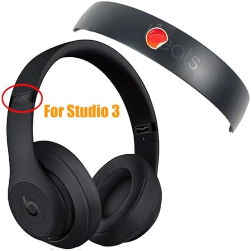 Studio 3 Headband Replacement Parts Studio3 Headband Original Top Arch Band Accessories Repair Kit Compatible with Beats Studio3 Headphones. (Matte Black) - Görsel 3