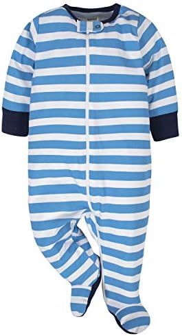 baby-boys 4-pack Sleep 'N Play Footies - Görsel 3