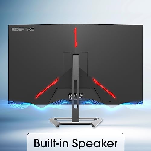 SCEPTRE 32-inch IPS 4K UHD 3840 x 2160 Monitor DisplayPort x2 HDMI x2 99% sRGB Build-in Speakers, Machine Black 2024 (U325W-UPT) - Görsel 5