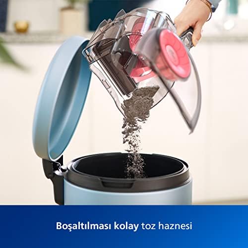 Philips XB2123/09 2000 Serisi Torbasız Elektrikli Süpürge, PowerCyclone 4 Teknolojisi, 850W Motor - Görsel 6