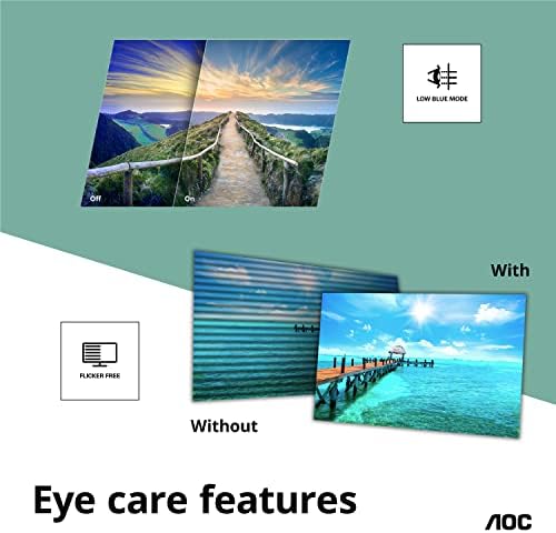 AOC U2790VQ 27" 4K 3840x2160 UHD Frameless Monitor, IPS, 5ms, 1 Billion+ Colors, 108% sRGB, VESA, Black - Görsel 4