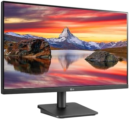 LG FHD (1920 x 1080) 24 Inch Computer Monitor, IPS, AMD FreeSync, 3-Side Borderless Design, 75Hz, 5ms, Reader Mode, Smart Energy Saving, OnScreen Control, HDMI, D-Sub, 24MP400-B, Black - Görsel 3