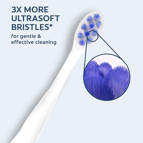 Colgate Sensitive Expert Ultra Soft Sensitive Toothbrush Pack, Extra Soft Toothbrush for Sensitive Gums and Teeth, Gently Cleans Teeth and Gums, 2 Pack - Görsel 4