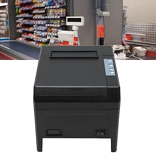 Sanpyl USB Thermal Receipt Printer, 80mm Small POS Printer with Adjustable Mode, High Speed Noiseless Mini Thermal Printer with Auto Cutter (US Plug) - Görsel 5