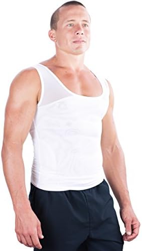 Esteem Apparel Original Men's Chest Compression Shirt to Hide Gynecomastia Moobs Shapewear - Görsel 2