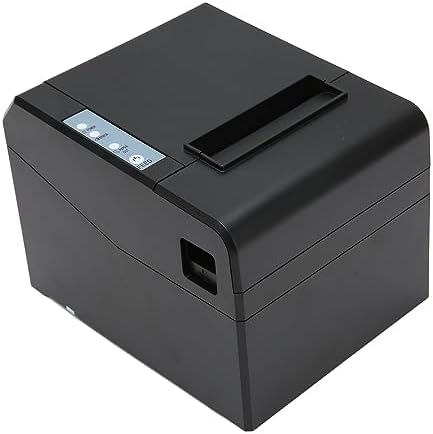 Sanpyl USB Thermal Receipt Printer, 80mm Small POS Printer with Adjustable Mode, High Speed Noiseless Mini Thermal Printer with Auto Cutter (US Plug) - Görsel 2