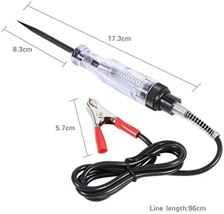 Elektrische Spannung Circuit Tester Volt Tester, Auto Spannungsprüfer 6V 12V 24V DC Auto LKW Spannung Stromkreisprüfvorrichtung für Niederspannungssysteme, Sicherung, Schalter, Drähte - Görsel 2