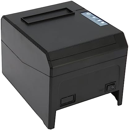 Sanpyl USB Thermal Receipt Printer, 80mm Small POS Printer with Adjustable Mode, High Speed Noiseless Mini Thermal Printer with Auto Cutter (US Plug) - Görsel 7
