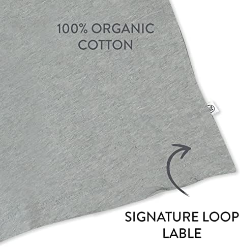 HonestBaby Multipack Short Sleeve T-Shirt Tee 100% Organic Cotton Infant Baby, Toddler, Little Kids Boys, Girls, Unisex - Görsel 4