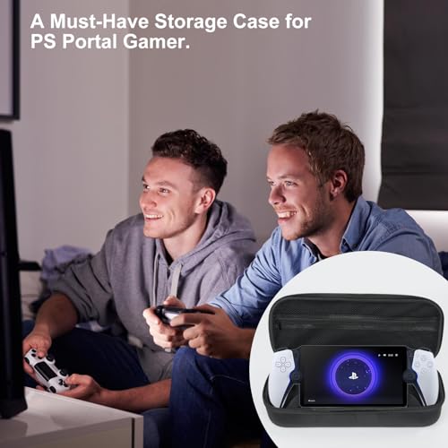 Carrying Case for PS Portal,Hard Shell Travel Protective Storage Bag Fits with Playstation Portal Remote Player and Accessories - Görsel 7