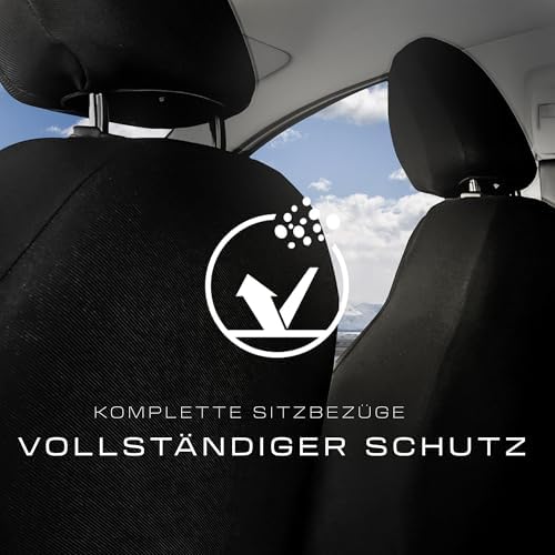 Motos Volkswagen Tiguan için evrensel koltuk kılıfları, mükemmel uyumlu araç koltuk kılıfları, aktif hava yastığı sistemi, üç katmanlı malzeme ve kusursuz yüzey, stil için ideal koltuk minderi - Görsel 5