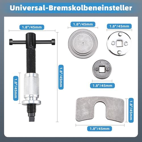 BOOMSTART Fren pistonu sıfırlama seti, 5 parçalı, fren diski, fren pabucu veya fren balatası değişiminde fren pistonunu sıfırlamak için, evrensel - Görsel 5