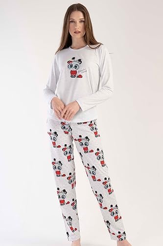 Kadın Uzun Kol Pijama Takım vienetta - Görsel 3