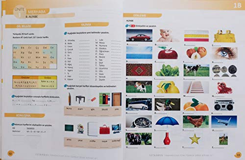 Istanbul A1 Turkish Language Course Book Set Beginner Level with Workbook - Görsel 5