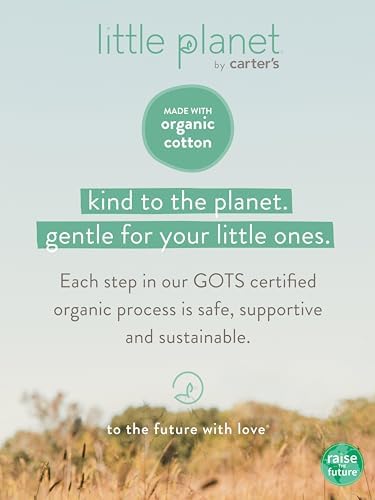 little planet by carter's Organic Cotton Footless Wrap Sleep & Play - Görsel 4