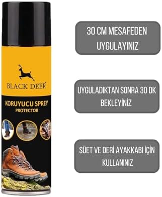 Black Deer Su ve Kir İtici Ayakkabı Bakım Spreyi Ayakkabı Koruyucu Sprey 250ml - Görsel 4