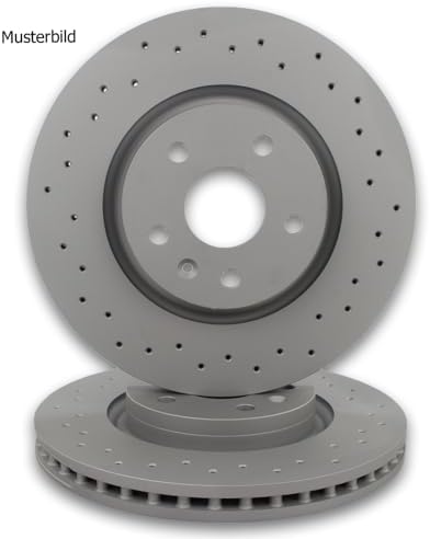 2x ZIMMERMANN Bremsscheibe Ø370mm Höhe 65mm Dicke: 36mm Lochzahl: 7/5 Lochkreis-Ø: 112mm innenbelüftet, zweiteilige Bremsscheibe, gelocht || 400.5573.30 - Görsel 2