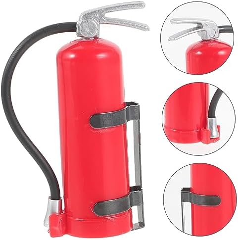 Uonlytech Spielzeuge Mini-Auto-dekor Mini-kunststoffmodelle Zubehör Für Mini-Autos Kleine Autoverzierung Miniatur-landschaftsverzierungen Rot Wagen Feuerlöscher Plastik - Görsel 7