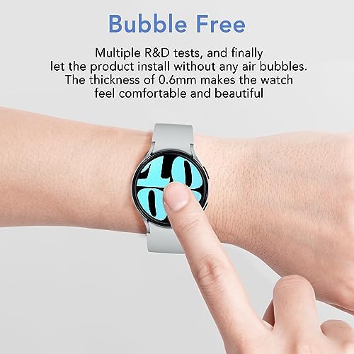 SPGUARD [2Pack Galaxy Watch 6 44mm Screen Protector, Auto-alignment Installation Kit Accessories Tempered Glass Screen Protector for ONLY Samsung Watch 6 44mm (NOT for Other Models) - Görsel 7