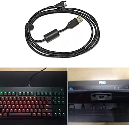 USB Line 2m USB Keyboard Cable Wire Replacement Repair Parts for GPRO X Mechanical Gaming Mechanical Keyboard Keyboard Line - Görsel 5