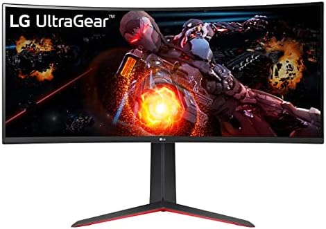LG UltraGear QHD 34-Inch Curved Gaming Monitor 34GP63A-B, VA with HDR 10 Compatibility and AMD FreeSync Premium, 160Hz, Black - Görsel 1
