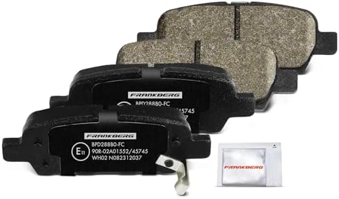 Frankberg Fren balatası seti, akustik aşınma uyarısı, arka aks Qashqai +2 I J10 JJ10E NJ10 1.5L-2.0L 2007-2013 Juke F15 1.2L-1.6L 2010-2023 Replace# 440608H385 ile uyumlu - Görsel 2