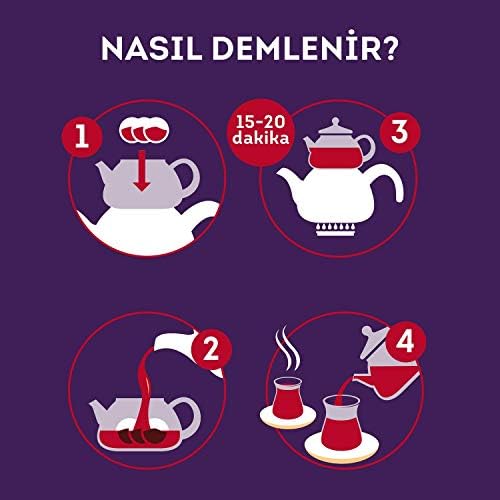 Lipton Filiz Çay Çiçeği Aromalı Demlik Poşet Çay, 48'li Paket - Görsel 4