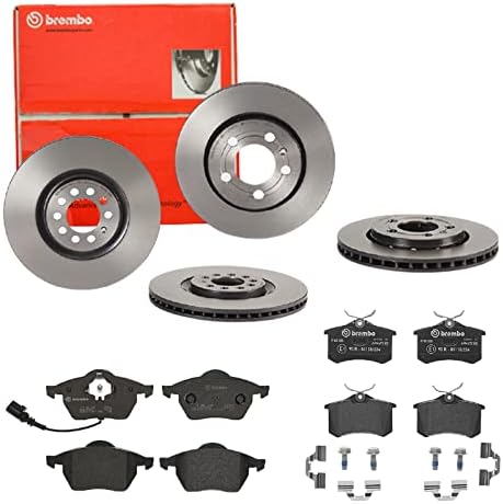 Brembo fren diskleri kaplamalı + balatalar ön + arka TT 8N VW Golf 4 1J için