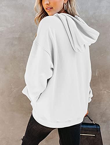Yuccalley Women's Long Sleeve Fashion Pocket Hoodies Casual Pullover Tops - Görsel 2