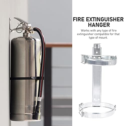 Alipis Wandhalterung Feuerl?scherhalterung Universal- Feuerl?scherhalterung Schnellverschluss- Wandhaken zum Aufh?ngen für Heimbüro Schule Auto Fahrzeug Silber 5 Kg Metallständer - Görsel 2