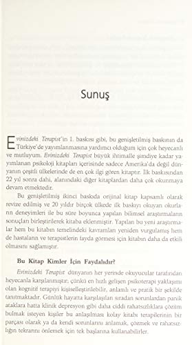 Evinizdeki Terapist Düşüncelerinizi Değiştirerek Duygularınıza Hakim Olmanın Yolları (Turkish Edition) - Görsel 6