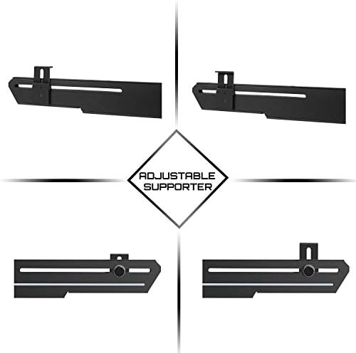upHere GS05CF Rainbow LED Effec Graphics Card GPU Brace Support Video Card Sag Holder/Holster Bracket,Adjustable Length and Height Support - Görsel 7
