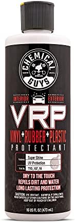 Chemical Guys TVD_107_16 VRP Vinyl, Rubber and Plastic Non-Greasy Dry-to-the-Touch Long Lasting Super Shine Dressing for Tires, Trim and More, Safe for Cars, Trucks, SUVs, RVs & More, 16 fl oz - Görsel 1