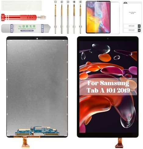for Samsung Tab A 10.1 2019 Screen Replacement for Samsung Galaxy Tab A 10.1 2019 SM-T510 LCD Digitzer Repair for Samsung SM-T515 Display Touch Screen Replacement Kits Assembly Black
