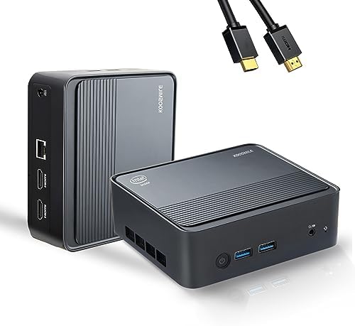 Mini Pc Intel N5095 (Up to 2.9 GHz),Windows 11 Pro Mini Desktop Computer,16GB DDR4 RAM, 512GB M.2 SATA SSD (Up to 2TB) Small PC Support 4K UHD/Dual HDMI/ USB3.0/ BT4.0/2.4G+5G WiFi…