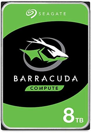 Seagate BarraCuda 8TB Internal Hard Drive HDD – 3.5 Inch Sata 6 Gb/s 5400 RPM 256MB Cache for Computer Desktop PC (ST8000DMZ04/004)