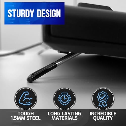 Computer Keyboard Feet Replacement 2 Pcs - Rubber Grip Small Ergonomic Tilt Stand Clips to
Prop Up Keyboard Legs - For Logitech K120, K260, K270, K330, K345, K350, K360, K520,
K835, K850 and More - Görsel 6