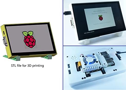 7 Inch 800x480 DSI Touchscreen Monitor Capacitive LCD Display RS232/RS485 Speaker Bracket for RPI 4B 3B+ 3B 3A+ 2B B+ - Görsel 6