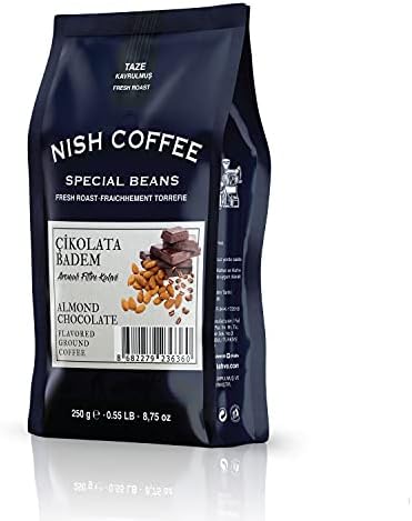 Nish Çikolata Badem Aromal Filtre Kahve 250 gr - Görsel 1