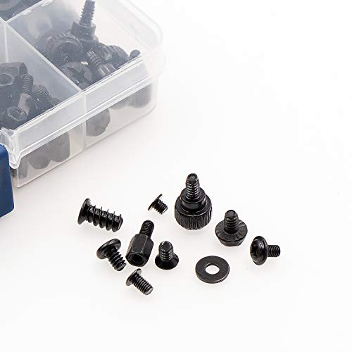 400Pcs Computer Screws Standoffs Kit SSD Screw for Universal Motherboard PC Computer Case Screw Fan CD-ROM with Screwdriver - Görsel 6
