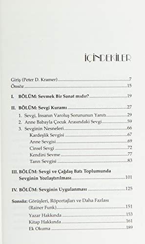 Sevme Sanatı (Klasik Kapak) Bir Eylem Olarak Sevmek - Görsel 7