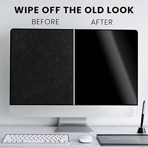 Screen Cleaner Spray (16oz) • Large Screen Cleaner Bottle • TV Screen Cleaner • Computer Screen Cleaner • for Laptop, Phone, Ipad • Computer Cleaning kit Electronic Cleaner • Microfiber Cloth Wipes - Görsel 2