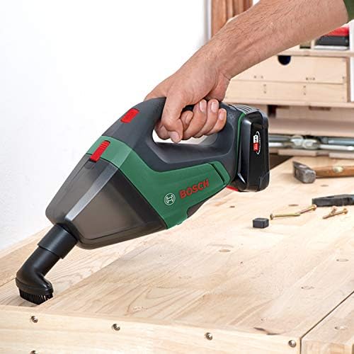 Bosch akülü elektrikli süpürge UniversalVac 18 (2,5 Ah akü, 18 Volt sistem, kartonda), Yeşil - Görsel 7